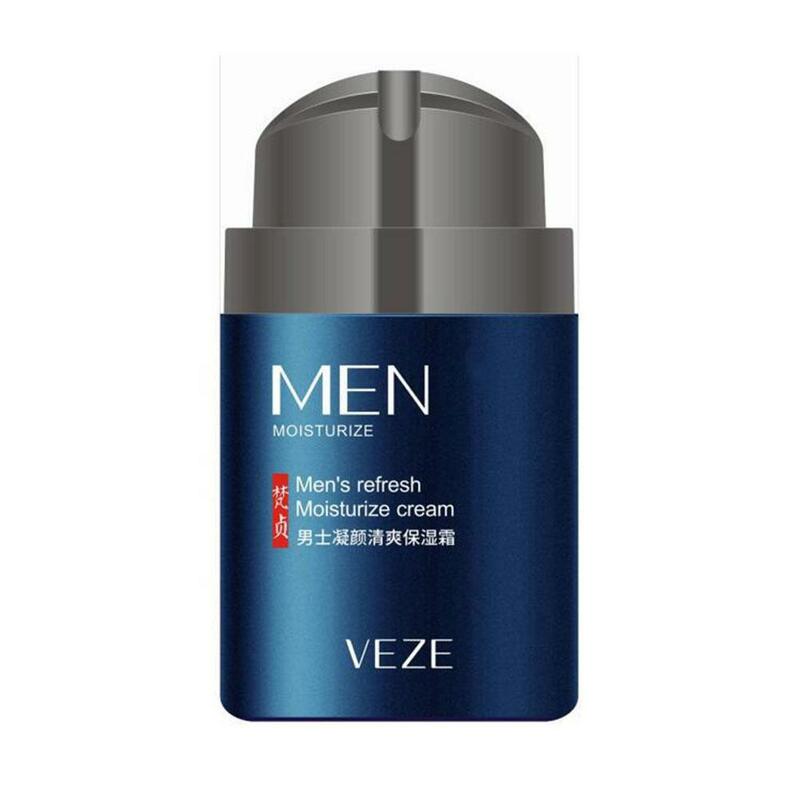 Crema Facial profesional para hombres, hidratante para ocultar poros, blanqueamiento, Base Natural refrescante, maquillaje Facial, H7Q9, 50g