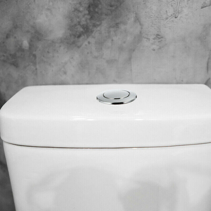 Tombol tangki Toilet produk rumah tangga 1 buah suku cadang tombol aksesori 38mm pengganti perak kualitas tinggi