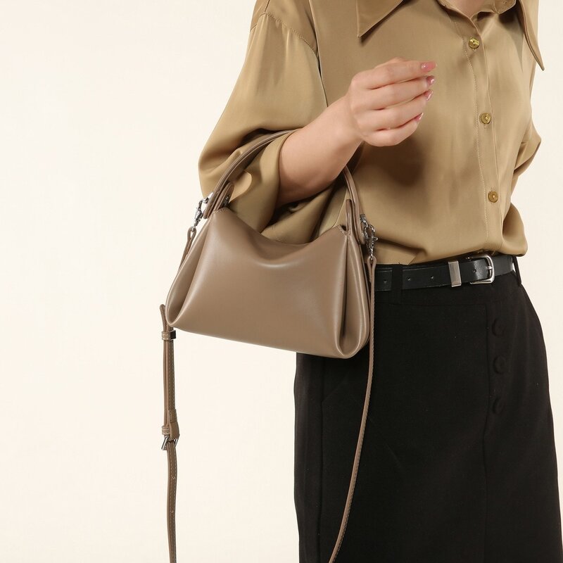 Сумка-тоут LOHASYS в британском стиле для женщин, Роскошный дизайнерский городской саквояж на плечо в стиле боулинг, модный кошелек с монетницей, 2024