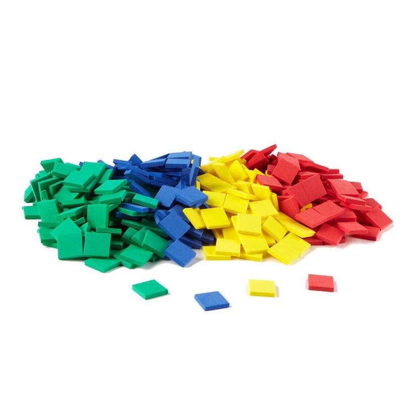 Neue quadratische Schaum farb fliesen, Farb sortierung, Mathe zähler für Kinder, Zähl manipulationen, farbige Schaum quadrate, Fliesen lernen