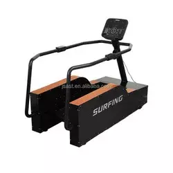 Commercial  Surfing Simulator Soft Wave Pool  Surfing Machine with histance/time/speed/calories for gym use