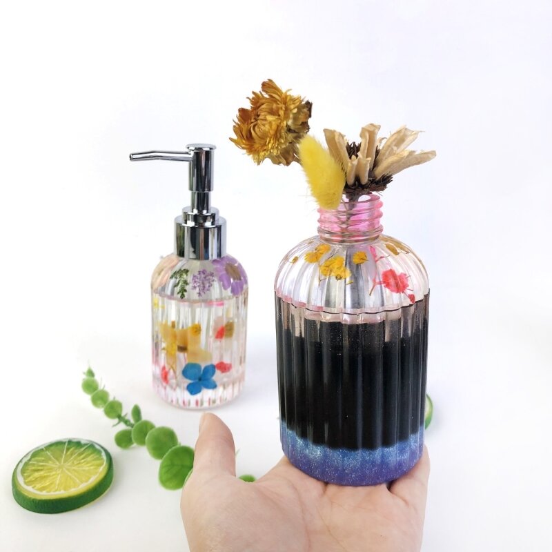 Planter Flowerpot Molds DIY Hand Bottle Mould Hand-Making Supplies Crystal Dropper Mold Perfect for DIY Hand-Making Vase