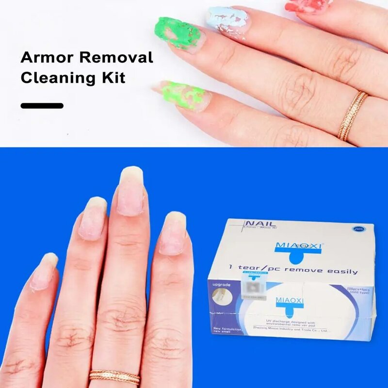 Tabletas quitaesmalte de uñas, Kit eficiente de eliminación de esmalte de uñas con envolturas de papel de aluminio, herramientas para manicura, cuidado de cutículas
