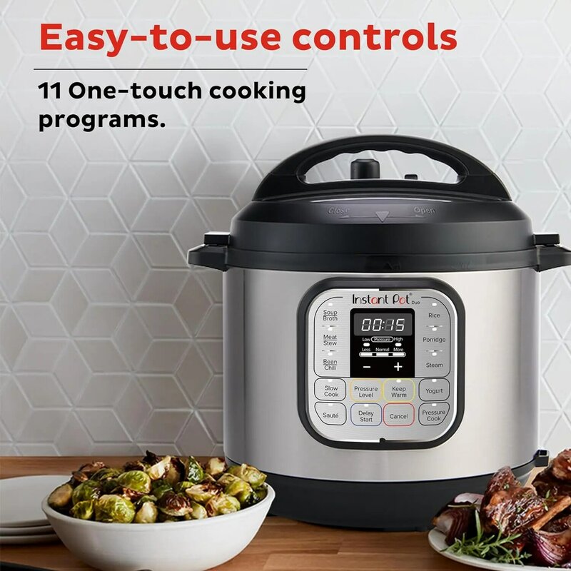 Instant Pot Duo 7-in-1 Mini Electric Pressure Cooker, Slow Rice Cooker, Steamer, Sauté, Yogurt Maker, Warmer & Sterilizer,