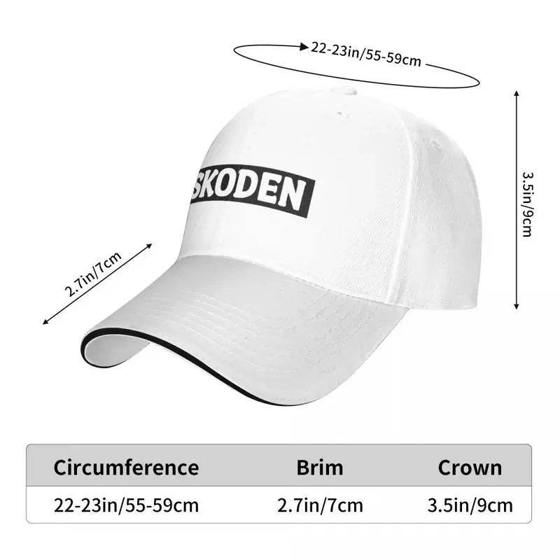 Skodencap หมวกเบสบอลหมวกชายสำหรับนักออกแบบดวงอาทิตย์หมวกผู้หญิง