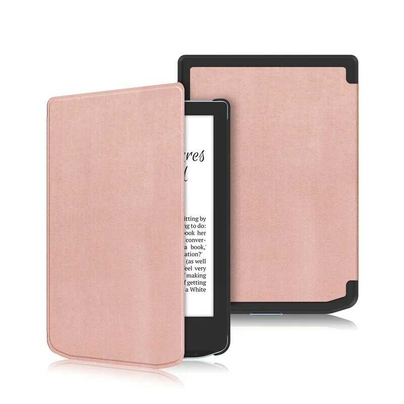 Funda casing pintar Flip kulit PU 6 inci, casing untuk Etui Pocketbook Verse Pro PB629 634 Ebook Case Hoejse