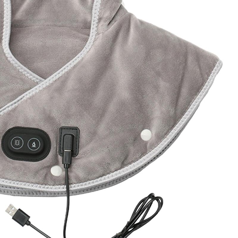 Electric Heating Pad Adjustable Size Fast Heating for Men Women Plush Nice Gift Portable 3 Temp Settings Thermal Compress Mat