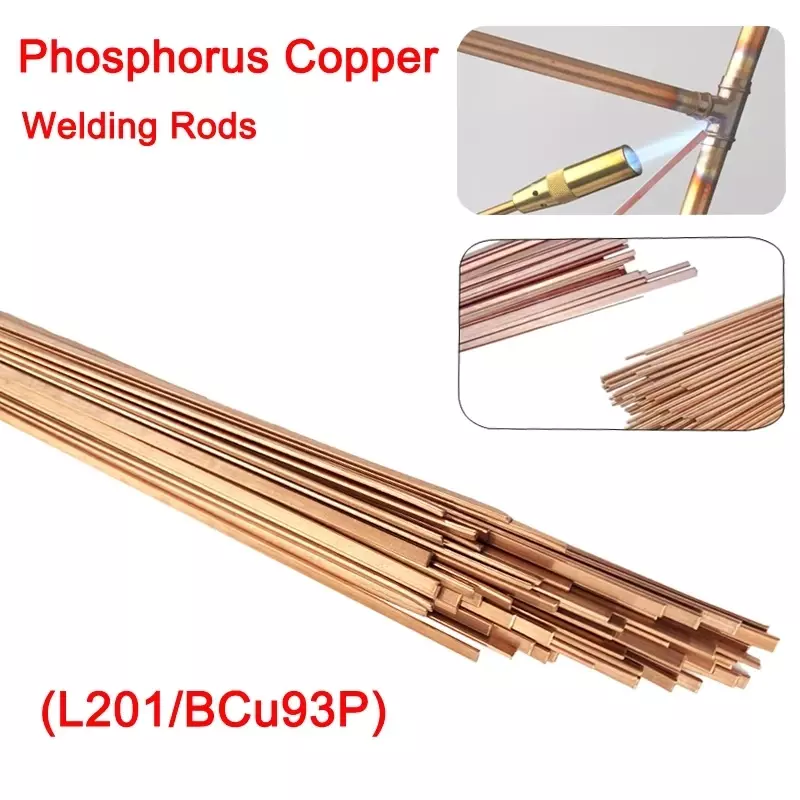 Électrode de soudage en cuivre Phorus, fil de soudage en laiton, électrode de bronze, pas besoin de poudre de soudure, 1.0mm, 2.0mm x 500mm, le plus récent