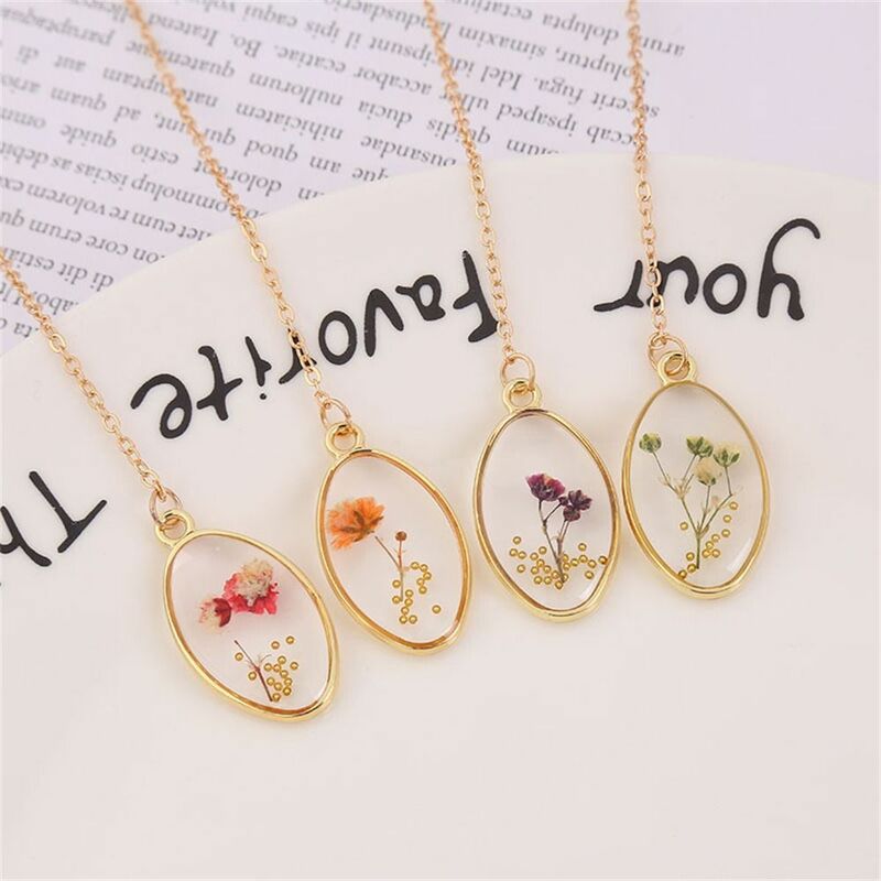 Literary Crystal Flower Bookmark Oval Shape Alloy Pendant Book Clip Reading Page Sign Bookmark Pendant Mother‘s Day Gift