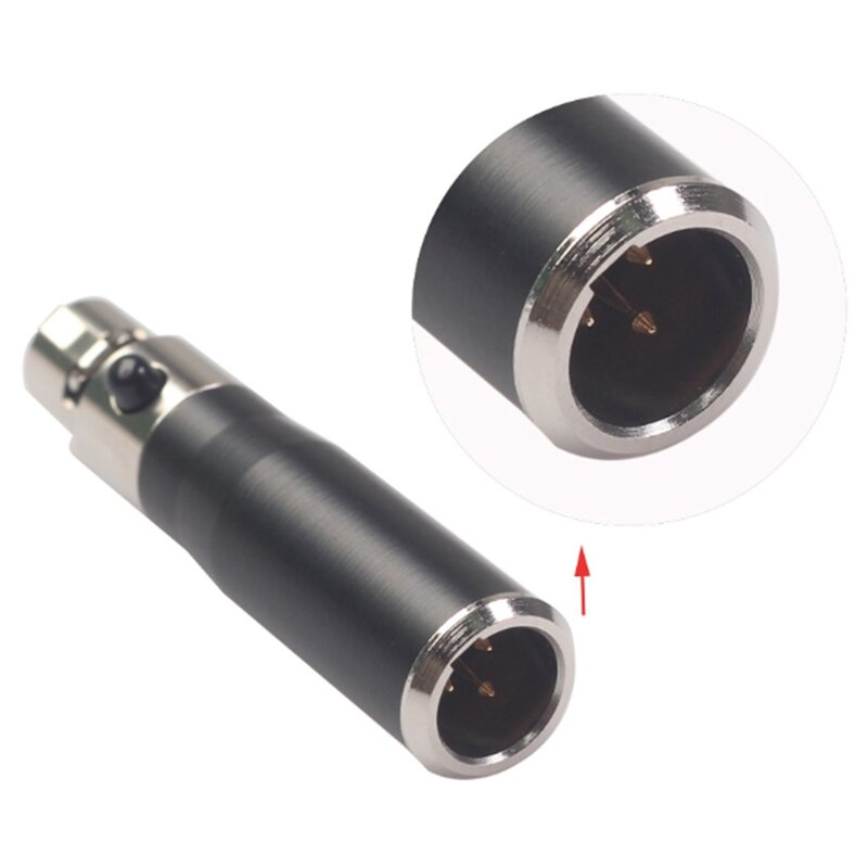 Xlr mini 3-poliger Stecker auf 4-polige Audio adapter stecker HiFi-Signal wandler adapter für Mikrofon