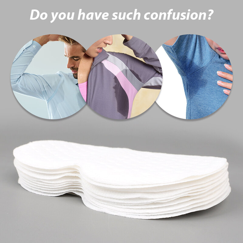 Pegatinas invisibles absorbentes de sudor para axilas, 10/50 piezas, almohadilla de protección, desodorante, cuidado, ropa de vestir