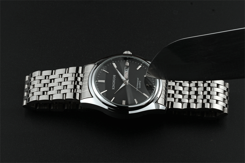 แฟชั่นนาฬิกาควอตซ์ผู้ชายสไตล์เรียบง่าย Elegant Womens นาฬิกาควอตซ์กันน้ำ Relogio Masculino ของขวัญคู่
