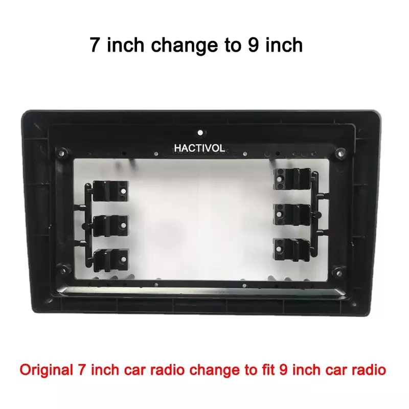 Car Radio Fascia Frame, Switch Frame, adequado para todos os modelos de carros, 1 Din, 2 Din, 9 in a 10 in, 9 in, 10 in a 7 in
