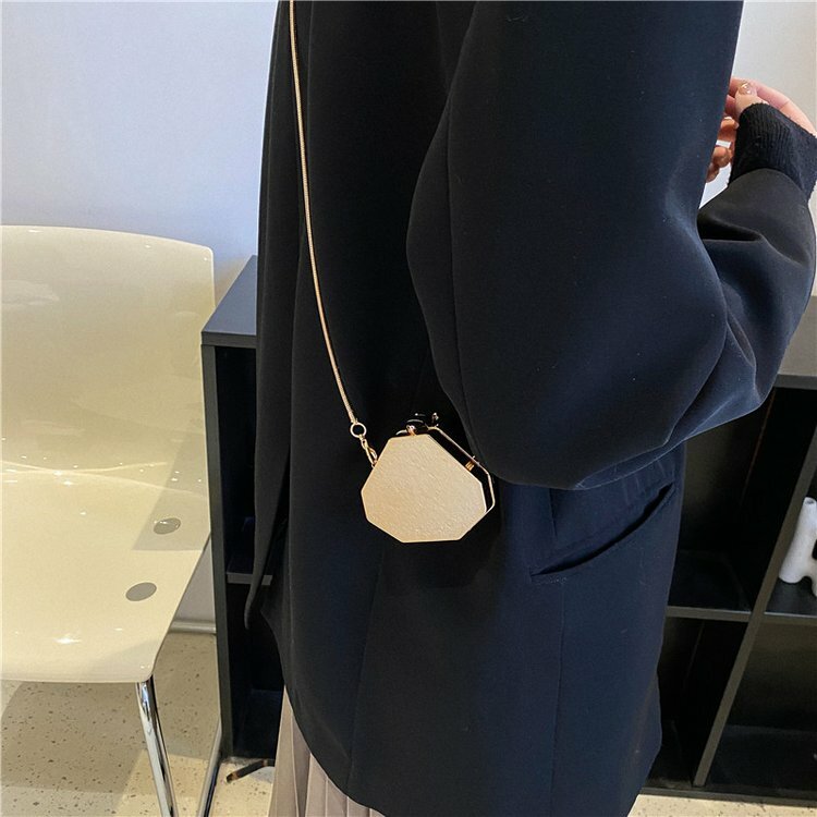 Fashion Bags New Shiny Acrylic Chain Bag One Shoulder Mini Headphone Bag for Women