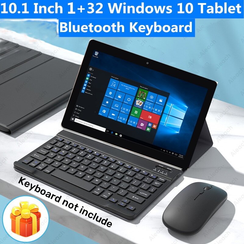 Tableta PC NX16A de 10,1 pulgadas, dispositivo con Windows 10, RAM 2GBDDR3 + 32GB, cámaras duales, WIFI, Quad Core, Compatible con Bluetooth, superventas