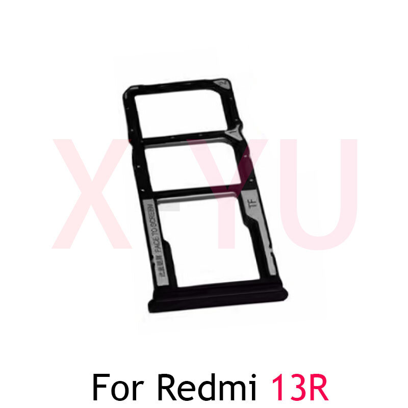 10PCS For Xiaomi Redmi 13R SIM Card Tray Holder Slot Adapter Replacement Repair Parts