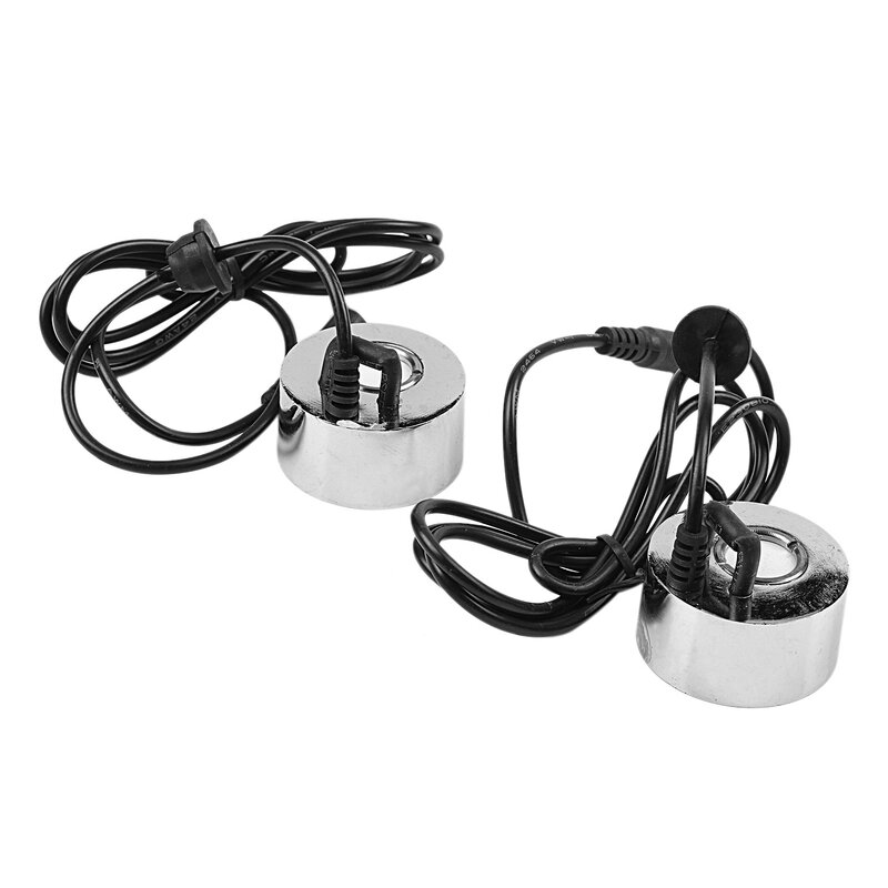Ultrasonic Nebulizer atomizador cabeça fogger, fabricante de névoa, incubadora industrial, nebulizador, sem plugue, 45mm, 24V, 2pcs