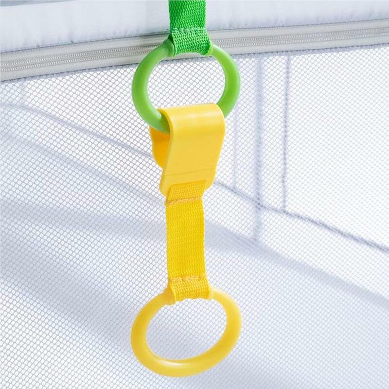 10x Pull Ring Trainings stütze flexible praktische Baby zubehör Baby Park Kreis