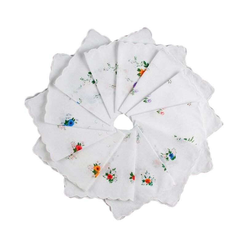 Карманный платок с цветочным узором Пико для потоотделения для женщин и свадеб