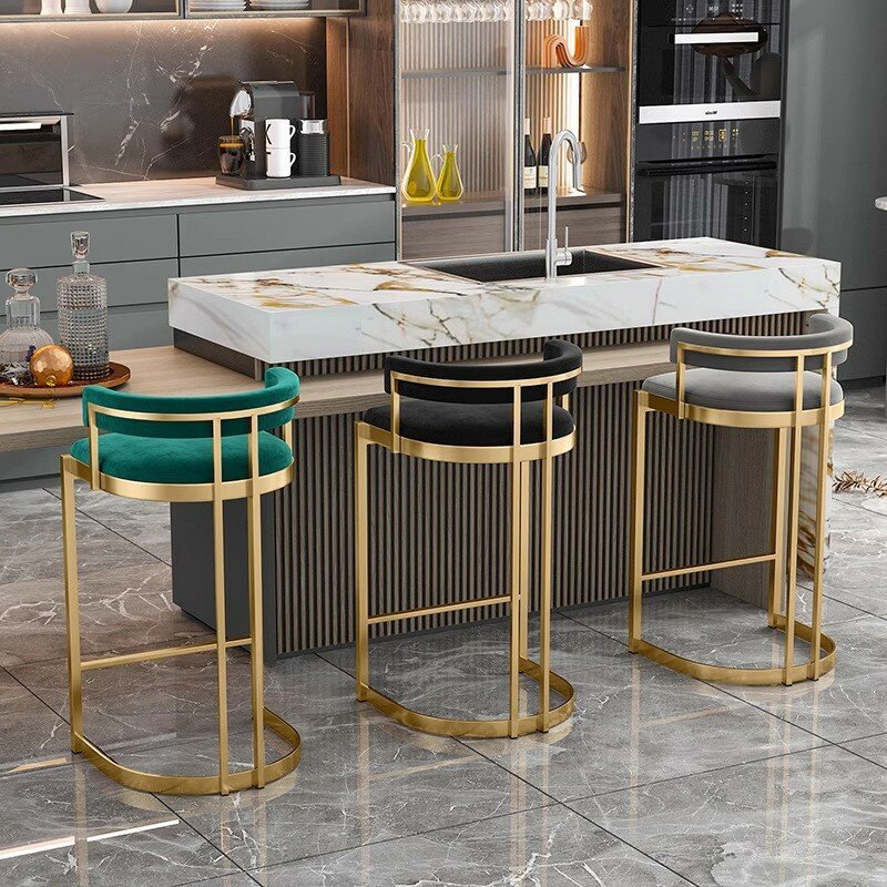 Modern Luxury Bar Chairs Industrial Living Room Desk Designer Reception Bar Chairs Party Relaxing Sgabello Cucina Home Furniture