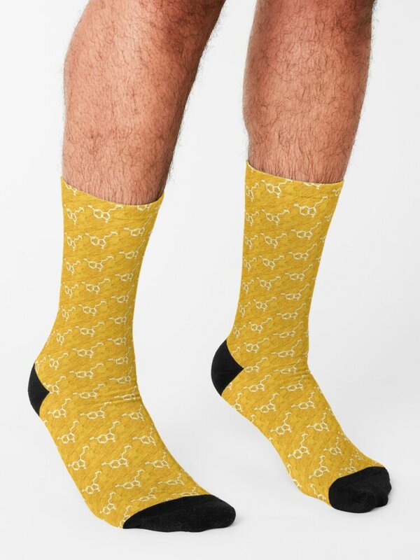 golden serotonin Socks Thermo Socks For Men Fun Socks