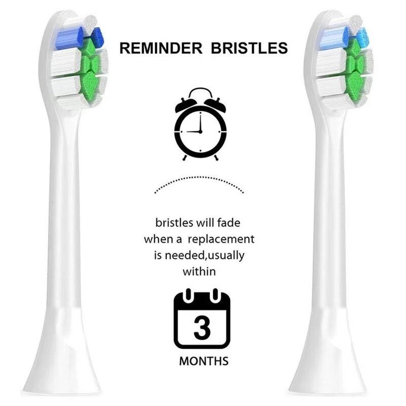 For Philips Sonicare Toothbrush brush Head Replacement Brush Heads  HX3 HX6 HX9 Series HX3210 3211 6150 6500 6510 6530 9342 6730