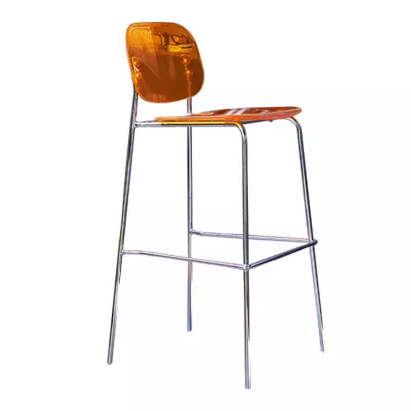 VIP Fashion Home High Chair Bar Stool Private Custom Transparent Bar Chair Nordic High Stool Acrylic High Stool