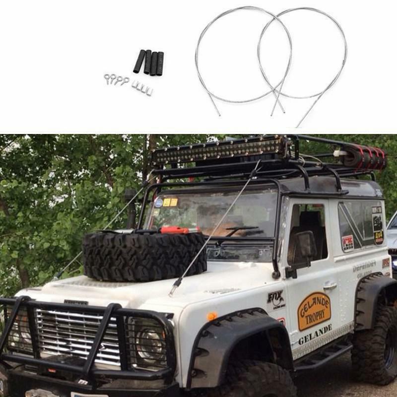 Rc Car Modified Part Steel Rope DIY Modified Accessories for 1/10 Rc Crawler TRX4 SCX10 D90 1/12 MN90