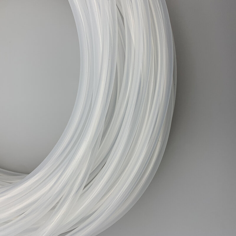 Tuyau en caoutchouc de silicone transparent de qualité alimentaire, diamètre 1 ~ 14x2 ~ 20mm, tube flexible, température 02/10/2018 non cubique