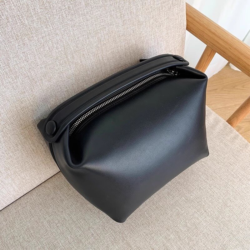 High-end Fashion Simple Genuine Leather Handle Commuting Versatile Mini Handbag Casual Handbag Women