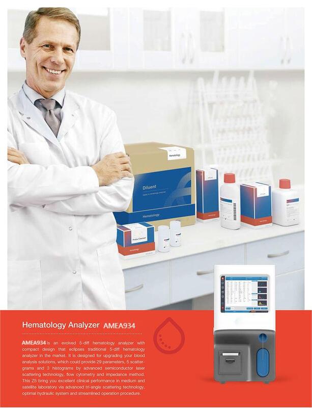 Analisador de Hematologia ZyBio Z5, Analisador Clínico, Instrumentos Clínicos, 5 Partes