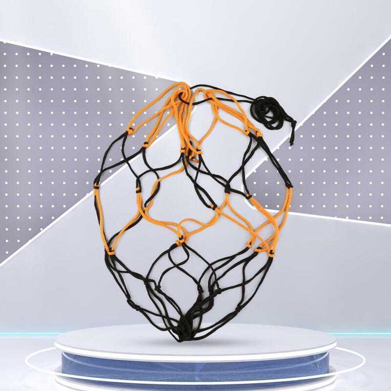 Borsa a rete per pallone da calcio borsa a rete per tessitura in Nylon borsa a rete per pallavolo da basket per sport all'aria aperta