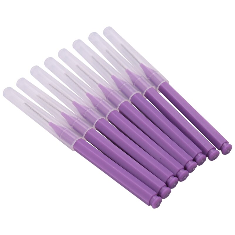 Soft Interdental Brush Toothpick, Tooth Floss para Higiene Oral, Cuidados de limpeza saudáveis dos dentes, 8pcs por conjunto