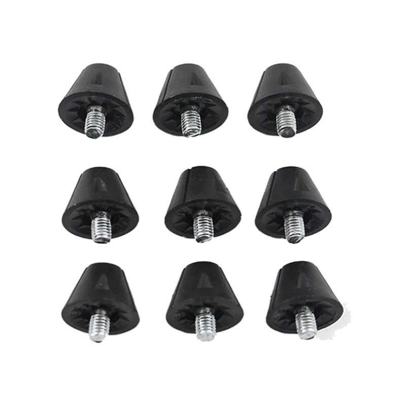 12 PCS Football Shoe Replacement Spikes 13mm Football Shoe Studs Spikes for 5MM Threaded Football Shoe