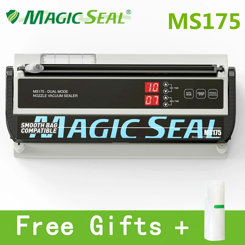 MAGIC SEAL Food Preservation Vacuum Sealing Machine Commercial Vacuum Packaging Machine Small Household Sealing Machine MS175