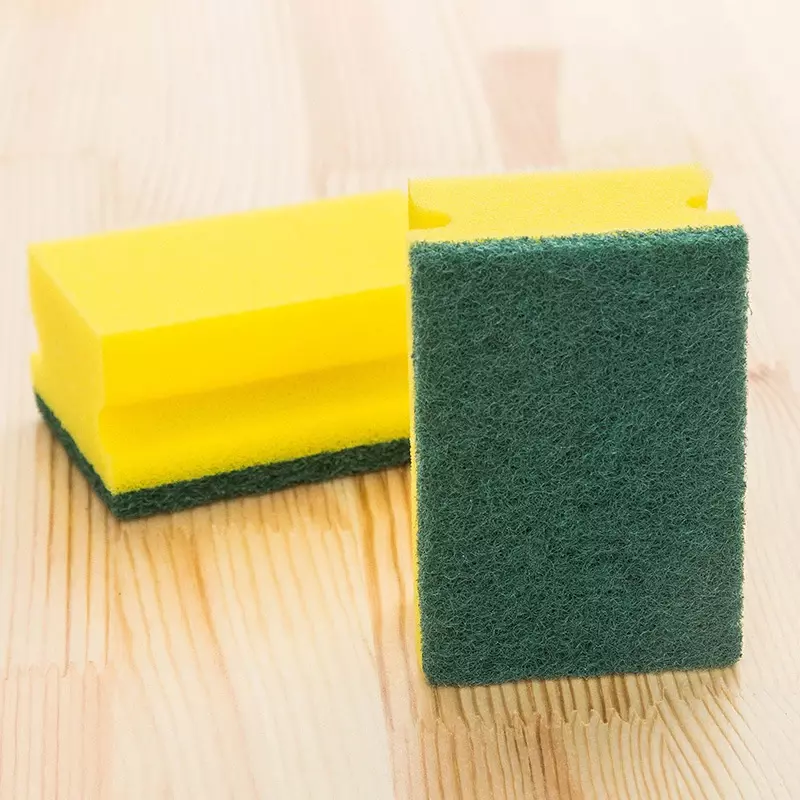 1557 sponge scrub the magic wipe cloth scouring pad cotton sponge brush single-chip