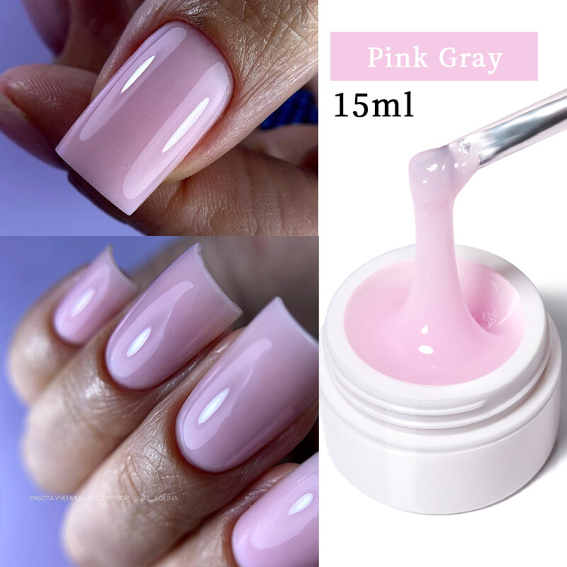 UR SUGAR 15 мл наращивание ногтей гель лак для ногтей в форме пальцев Прозрачный телесный розовый дизайн ногтей Камуфляжный жесткий гель акриловый маникюр для ногтей