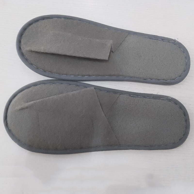 1Pair of Luxurious Plush Slippers Women Men Travel Hotel Slides Homestays Households Shoes Non-slip Disposable slippers