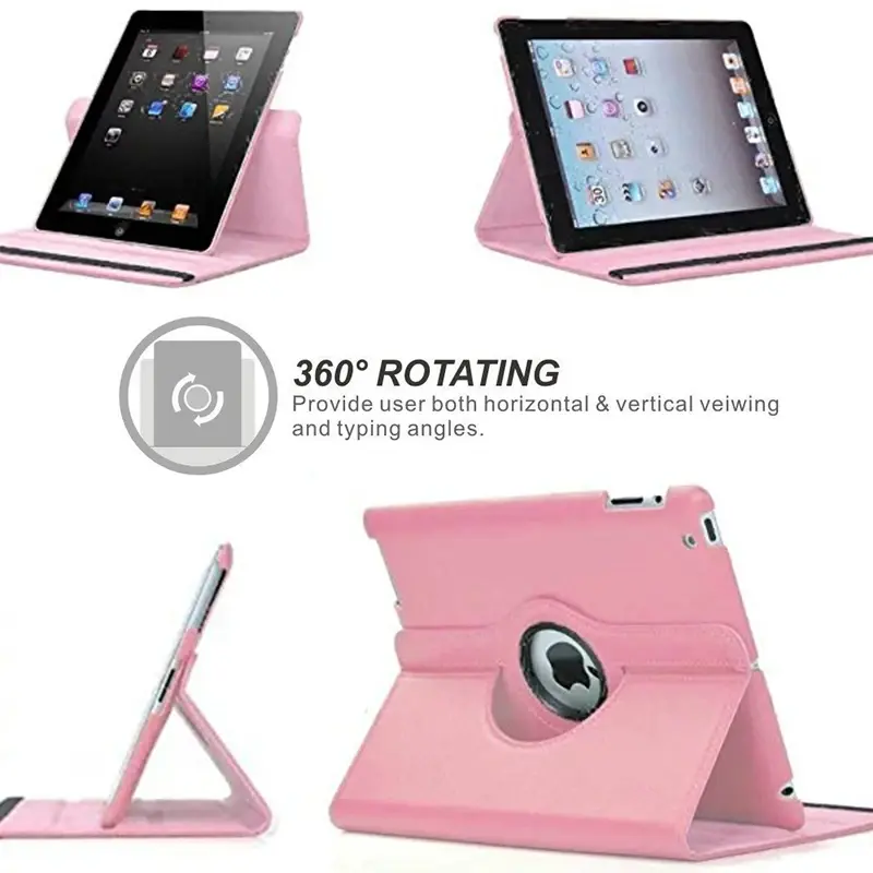 Für iPad 2 3 4 Fall 360 Rotierenden Stand Tablet Abdeckung Für iPad Luft 1 2 3 4 5 10,9 pro 11 9,7 5th. 10,2 7th 8th 9th 10th Fällen