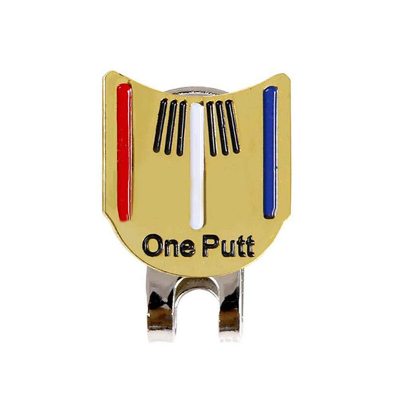 Grampo magnético do chapéu do golfe do metal, marca do clube, acessórios altos do carrinho de golfe, extremidade, 3.7x3.7x3cm, 1PC