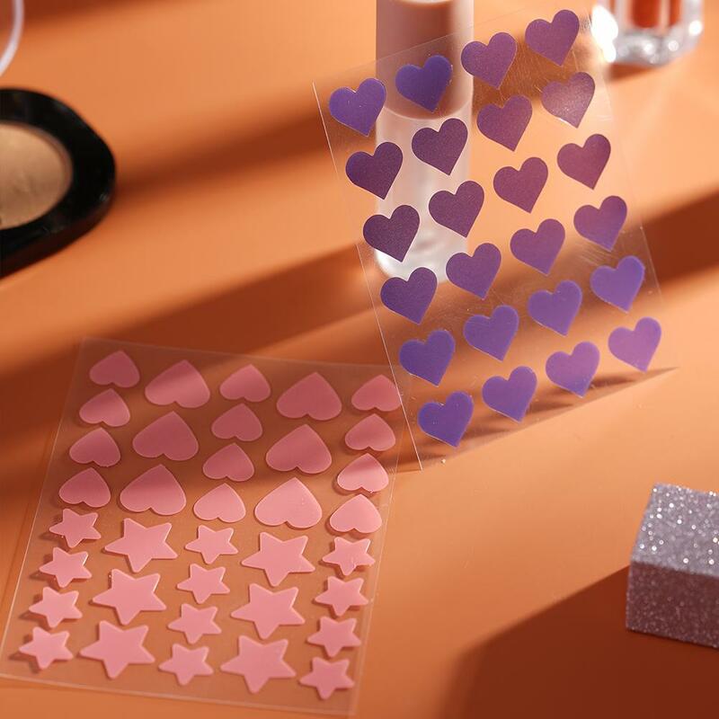20-36 Counts Colorful Cute Star Heart Shaped Acne Treatment Sticker Concealer Invisible Pimple Acne Cover Skin Care