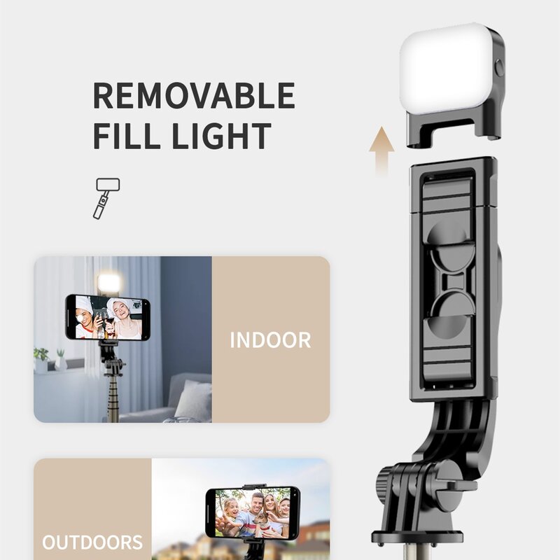 FANGTUOSI-trípode Flexible para Selfie, soporte ligero extensible de viaje con obturador remoto, para teléfono móvil en vivo, Youtub, nuevo