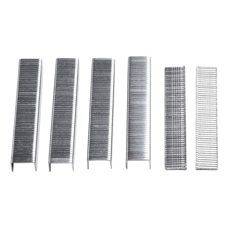 Staple Nails Spares Steel U/ Door /T Shaped 600 Pcs For DIY For Woodworking Silver Brand New Excellent Service Life