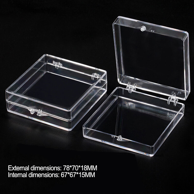 Transparent Acrylic Packaging Box for Armor Storage Handmade Design Store Your Nail Polish and Small Accessories Safely