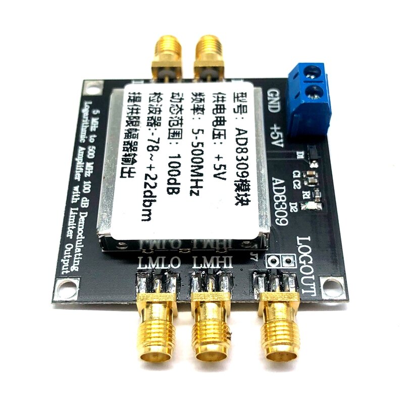 Amplificateur logarithmique détecteur Z, 500 successifs, détecteur de plage dynamique AD8309 100DB, amplificateur IF limiteur avec sortie limitante