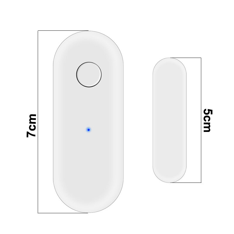 Смарт-датчик двери Xiaomi Tuya, Wi-Fi детектор открытия и закрытия, управление через приложение, совместим с Alexa Google Home