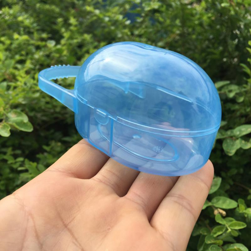 Portable Wide Mouth Marking Box No Peculiar Smell Baby Products Storage Box Pacifying Nipple Box Nipple Storage Bag