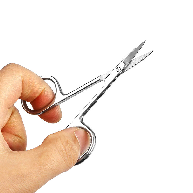 Forbici chirurgiche mediche in acciaio piccoli strumenti per unghie sopracciglio naso capelli tagliati Manicure trucco accessori di bellezza professionali