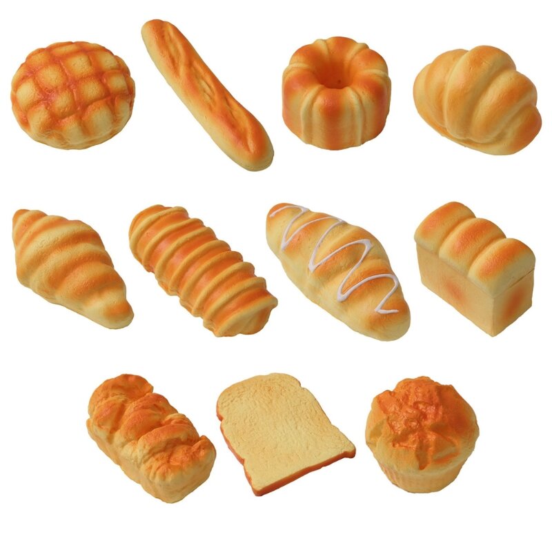 Gefälschte Lebensmittel Künstliches Brot Gefälschtes europäisches Brot für Spielhausspielzeug Simulation Br