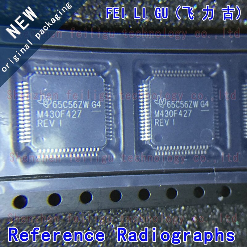 MCU MPU e chip SOC, Original novo de 100%, MSP430F427IPMR, M430F427, M430F427, LQFP64, 16 bits